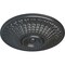 Ekena Millwork Modena Ceiling Medallion (Fits Canopies up to 5 1/4"), Hand-Painted Pewter, 23 1/2"OD x 3 1/2"P CM23MOPES - alternate 3